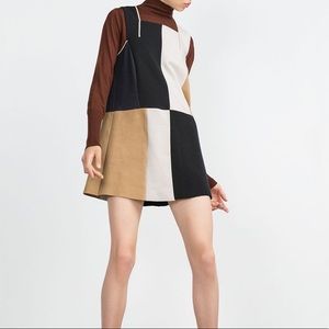 ZARA FALL color block dress
